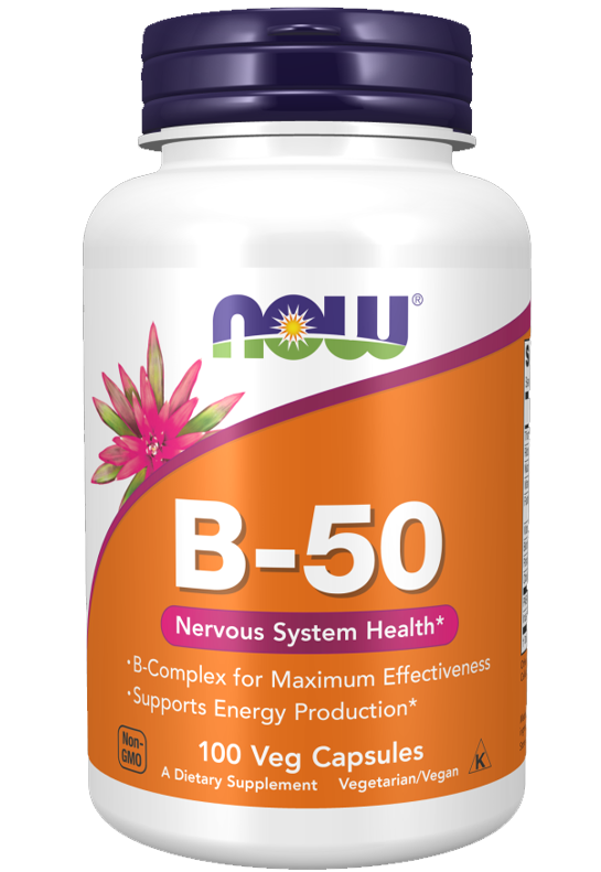 Vitamin B 50 mg 100 Veg Capsules